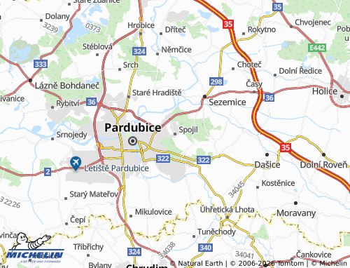 Mappa MICHELIN Spojil - ViaMichelin