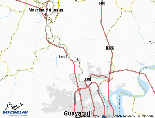 MICHELIN Los Lojas map - ViaMichelin