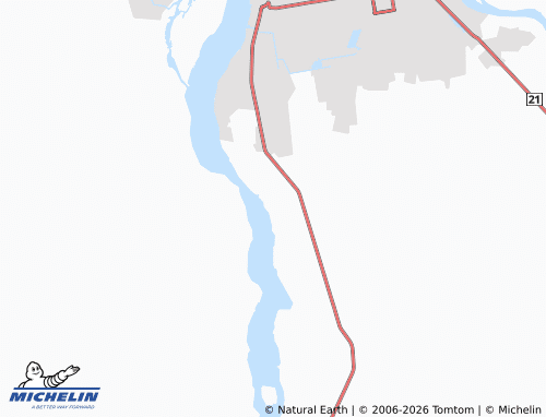 MICHELIN Wad-Dagal map - ViaMichelin
