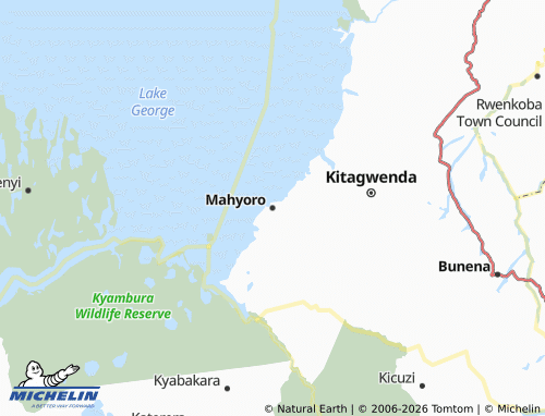 Mappa MICHELIN Mahyoro - ViaMichelin