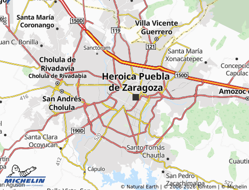 MICHELIN Santiago map - ViaMichelin