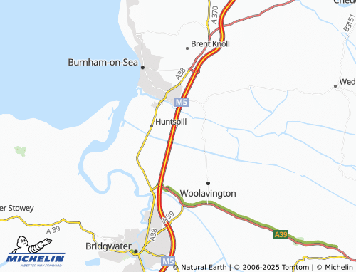 Mappa MICHELIN East Huntspill - ViaMichelin