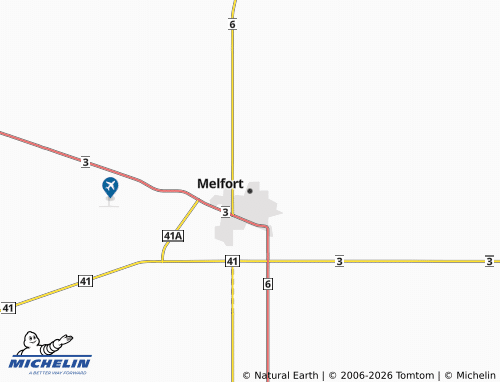 Kaart MICHELIN Melfort - ViaMichelin