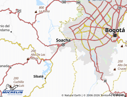Mapa MICHELIN Balcón Real - ViaMichelin