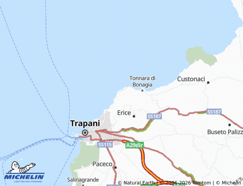 MICHELIN Pizzolungo map - ViaMichelin