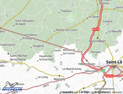 MICHELIN Le Mesnil-Eury map - ViaMichelin