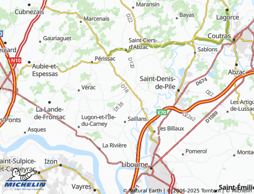 Mappa MICHELIN Chevalier - ViaMichelin