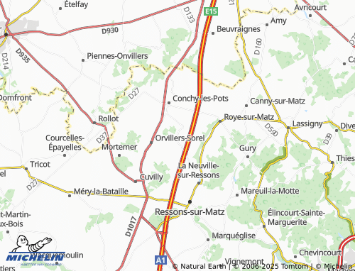 MICHELIN Biermont map - ViaMichelin