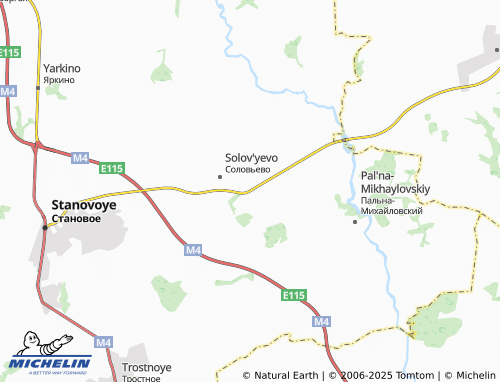 MICHELIN Maslovo map - ViaMichelin