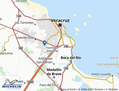 Carte MICHELIN Orquídeas - ViaMichelin