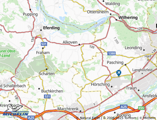 MICHELIN-Landkarte Ufer - ViaMichelin