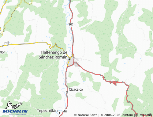 Mappa MICHELIN Del Refugio - ViaMichelin
