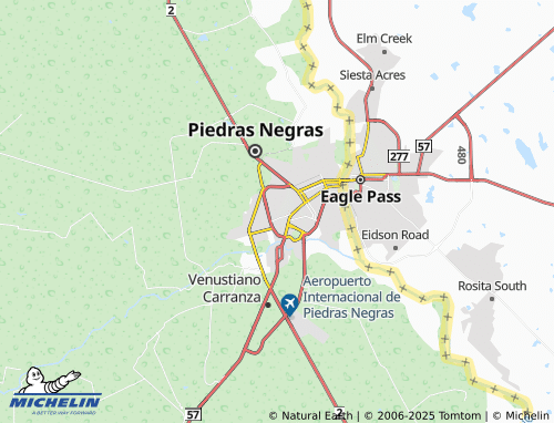 MICHELIN Nueva Vista Hermosa map - ViaMichelin