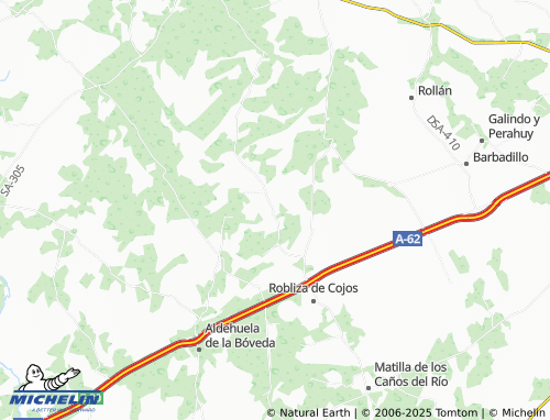 MICHELIN Tabera de Abajo map - ViaMichelin