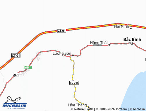 Mapa MICHELIN Lương Sơn - ViaMichelin