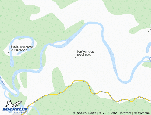 MICHELIN Kas'yanovo map - ViaMichelin