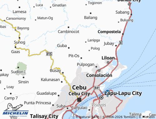 MICHELIN Pulangbato map - ViaMichelin