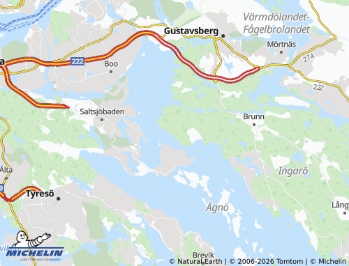 Mappa MICHELIN Lillängsdal - ViaMichelin