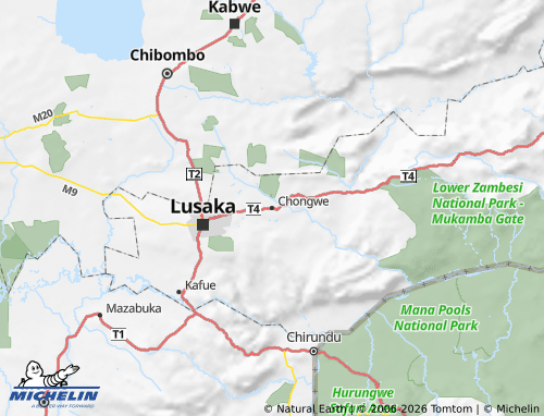 MICHELIN Chongwe map - ViaMichelin