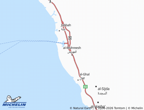 Mappa MICHELIN al-Muhreesh - ViaMichelin