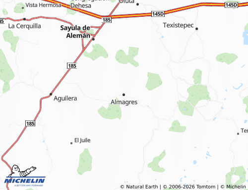Mappa MICHELIN Almagres - ViaMichelin