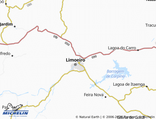 MICHELIN Santa Luzia map - ViaMichelin