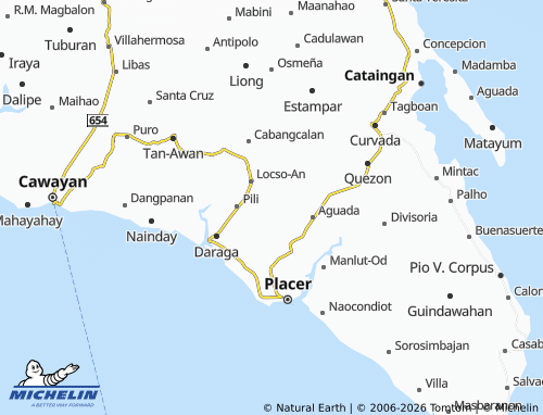 MICHELIN Burabod map - ViaMichelin