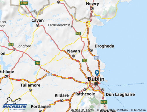 Mappa MICHELIN Meath - ViaMichelin