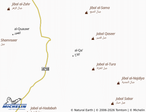 Carte MICHELIN al-Qa' - ViaMichelin