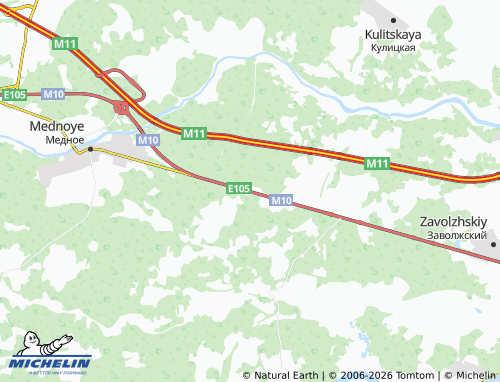 Carte MICHELIN Poddubki - ViaMichelin