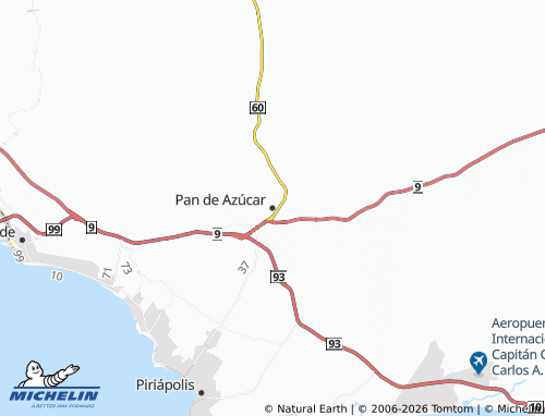 Mappa MICHELIN Pan de Azúcar - ViaMichelin