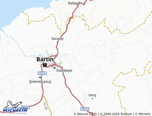 MICHELIN-Landkarte Okçular - ViaMichelin