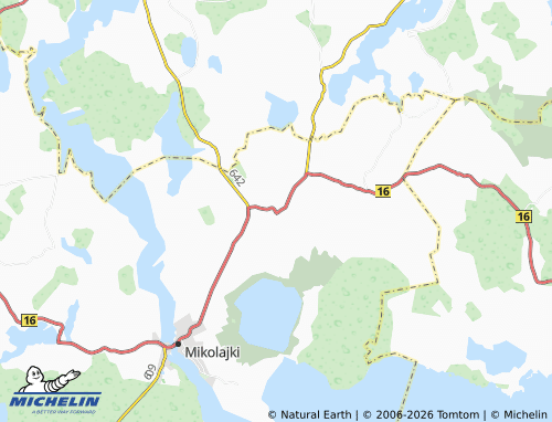 MICHELIN-Landkarte Woźnice - ViaMichelin