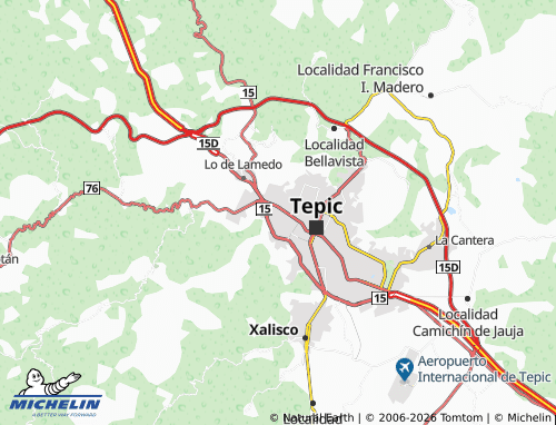 Kaart MICHELIN Fovissste - ViaMichelin