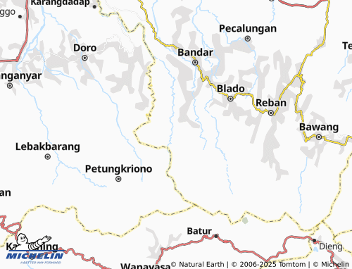MICHELIN Tombo map - ViaMichelin