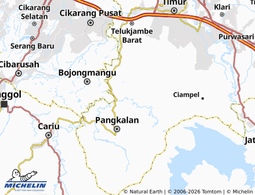 Carte MICHELIN Ciptasari - ViaMichelin