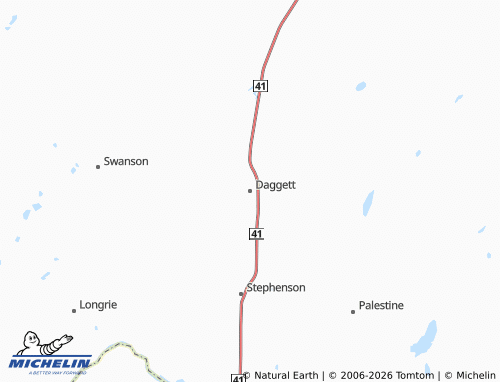 Carte MICHELIN Daggett - ViaMichelin