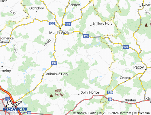 Rodna Mapa MICHELIN Rodná map - ViaMichelin