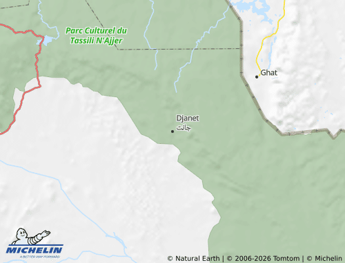 MICHELIN Janat map - ViaMichelin