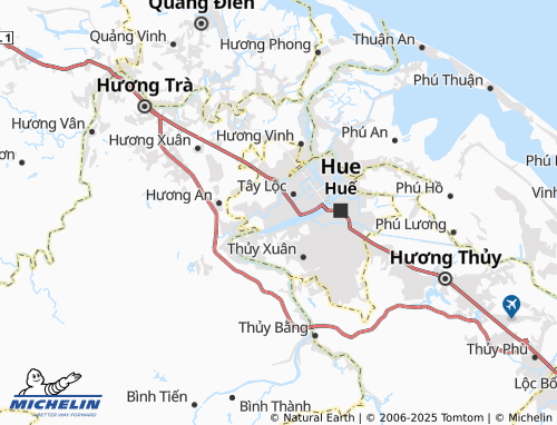 MICHELIN Kim Long map - ViaMichelin