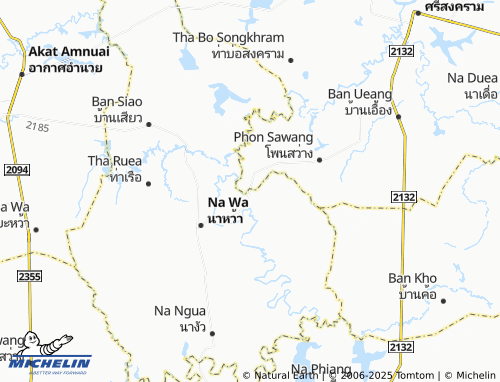 MICHELIN-Landkarte Na Khun Yai - ViaMichelin