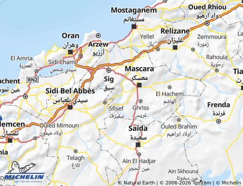 Mapa MICHELIN Bouhaneefiyyah - ViaMichelin