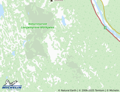MICHELIN Ruskåsen map - ViaMichelin