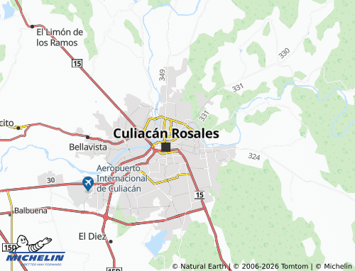 MICHELIN-Landkarte Residencial Chapultepec del Río - ViaMichelin