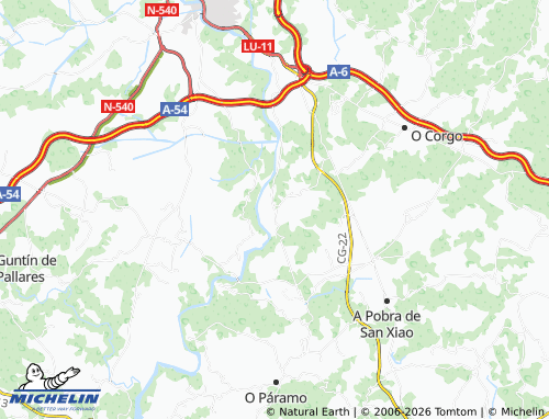 MICHELIN-Landkarte Arrabaldo - ViaMichelin