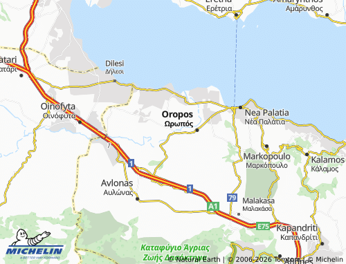 Mapa MICHELIN Sykamino - ViaMichelin