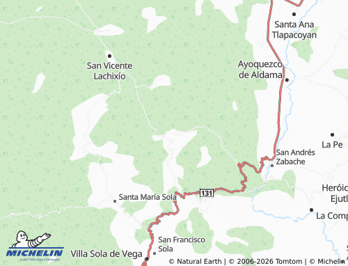 Mappa MICHELIN San Sebastián de las Grutas - ViaMichelin
