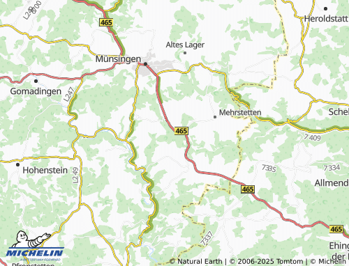 MICHELIN-Landkarte Unterheutal - ViaMichelin