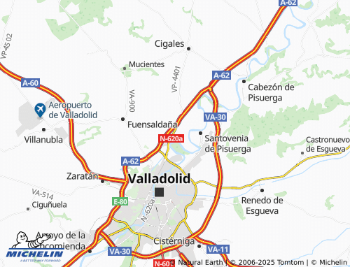 MICHELIN La Verraca map - ViaMichelin