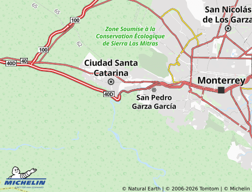 Mappa MICHELIN Vía Cordillera - ViaMichelin